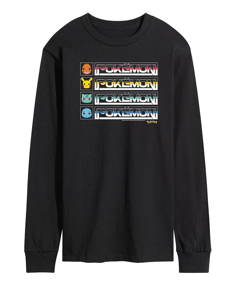 Men's Pokemon Long Sleeve T-shirt