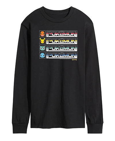 Men's Pokemon Long Sleeve T-shirt