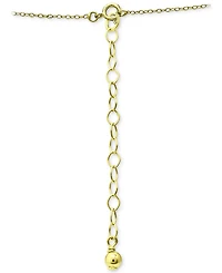 Giani Bernini Cubic Zirconia Open Circle Pendant Necklace, 16" + 2" extender, Created for Macy's