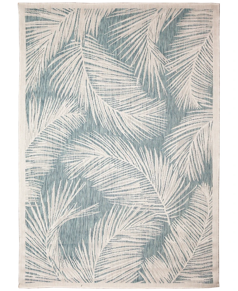 Liora Manne' Carmel Fronds 4'10" x 7'6" Outdoor Area Rug