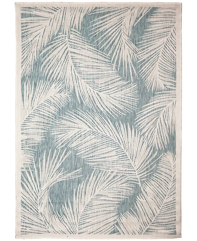 Liora Manne' Carmel Fronds 4'10" x 7'6" Outdoor Area Rug