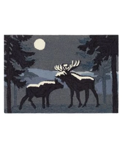 Liora Manne Frontporch Moonlit Moose Area Rug