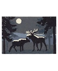 Liora Manne Frontporch Moonlit Moose Area Rug