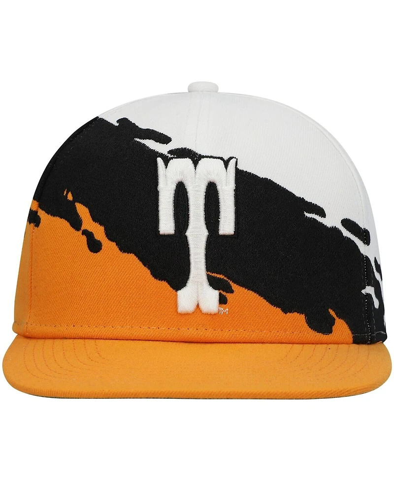 Men's Mitchell & Ness Tennessee Orange, White Tennessee Volunteers Paintbrush Snapback Hat