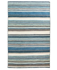 Liora Manne' Sonoma Malibu Stripe 3'6" x 5'6" Outdoor Area Rug
