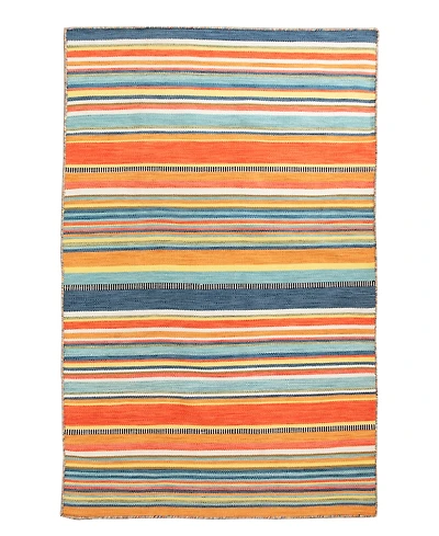 Liora Manne' Sonoma Malibu Stripe 3'6" x 5'6" Outdoor Area Rug