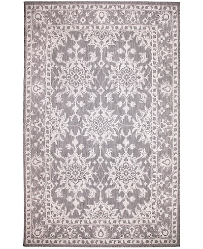 Liora Manne' Malibu Kashan 4'10" x 7'6" Outdoor Area Rug