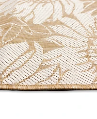 Liora Manne' Carmel Sunflower Field 3'3" x 4'11" Outdoor Area Rug