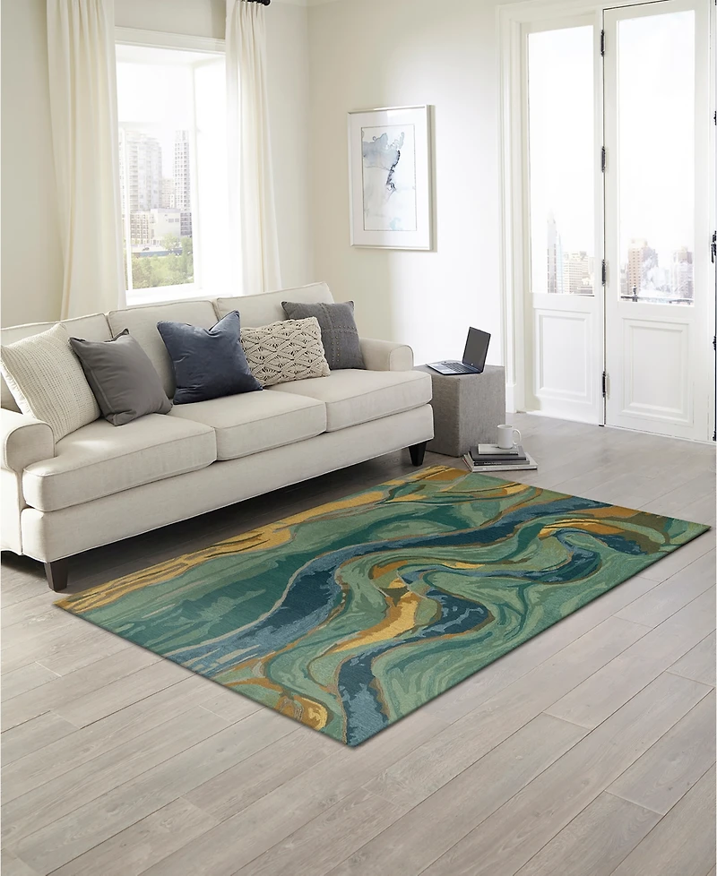 Liora Manne' Corsica Panorama 8'3" x 11'6" Area Rug