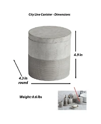 Roselli Trading Company City Line Canister