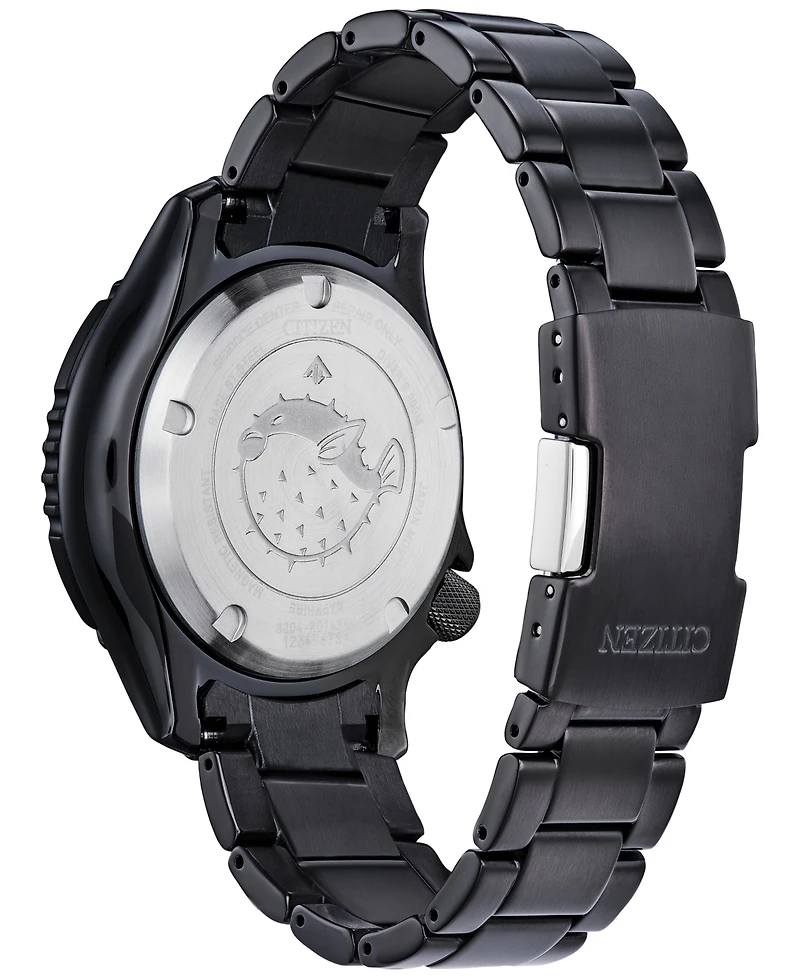 Citizen Men's Promaster Automatic Dive Black Ion-Plated Stainless Steel Bracelet Watch, 44mm