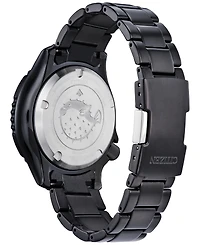 Citizen Men's Promaster Automatic Dive Black Ion-Plated Stainless Steel Bracelet Watch, 44mm