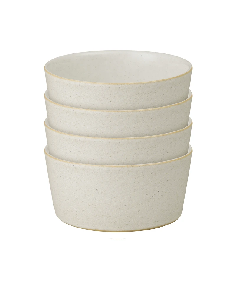 Impression Cream Straight Bowl, Set of 4