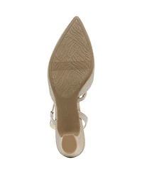 LifeStride Women's Minimalist Slingback Kitten Heel Pumps