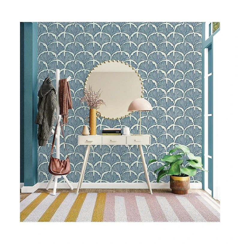 Feather Palm Peel and Stick Wallpaper