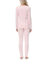 Women's Knit Long Sleeve Scoop Neck with the Legging Set
