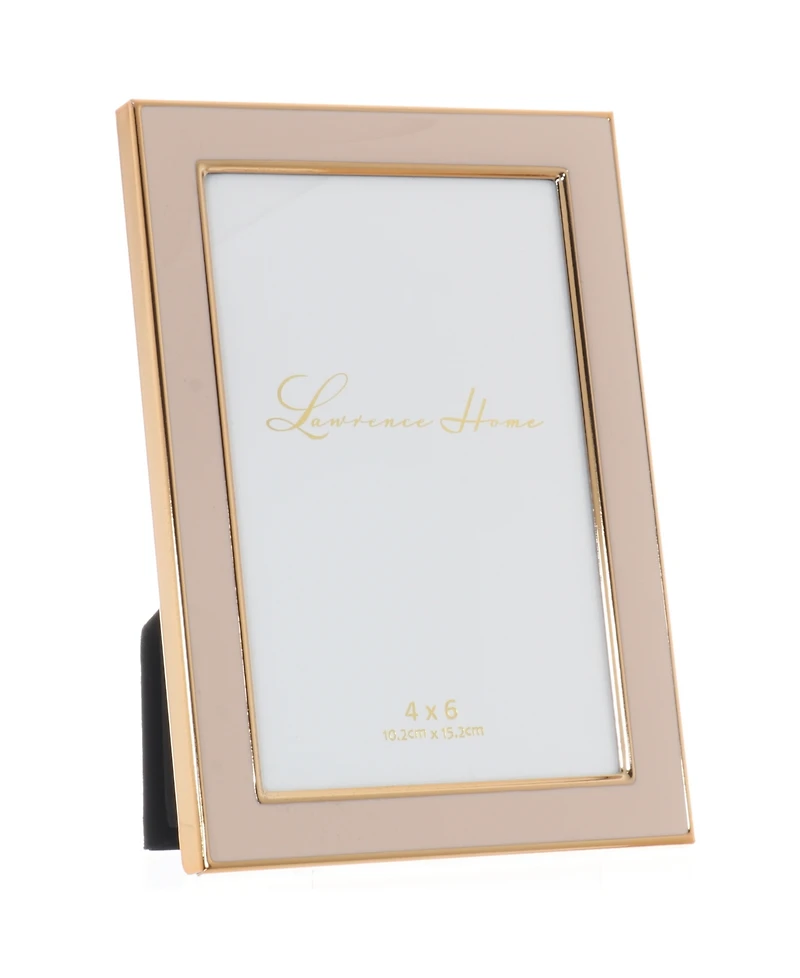 Metal and Enamel Picture Frame