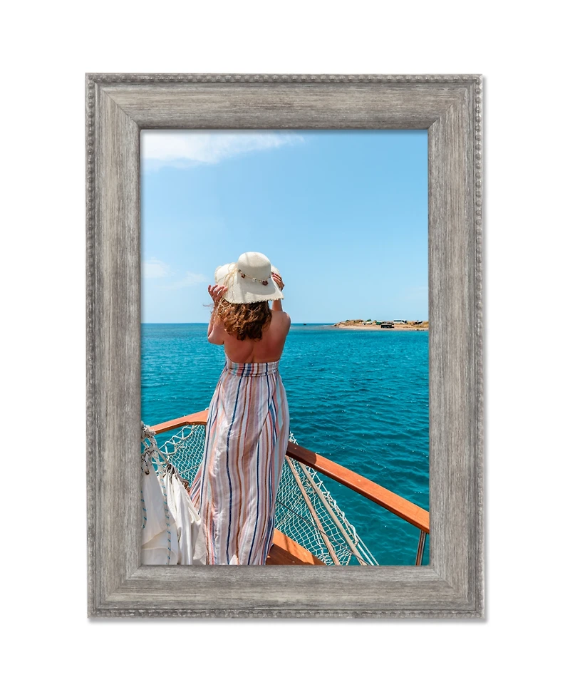 Classic Bead Border Burnished Picture Frame
