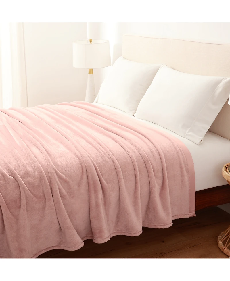 Berkshire Classic Velvety Plush Blanket, Full/Queen, Exclusively at Macy's