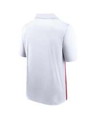 Men's Fanatics White, Red St. Louis Cardinals Iconic Parameter Sublimated Polo Shirt