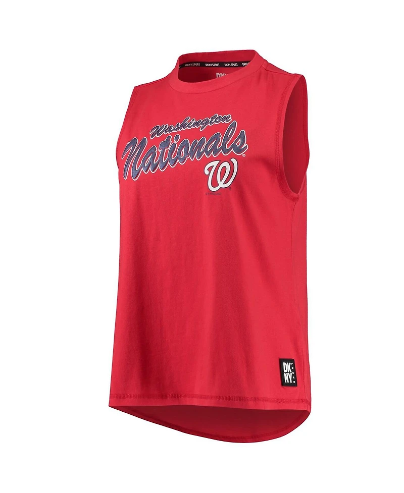 Women's Dkny Sport Red Washington Nationals Marcie Tank Top