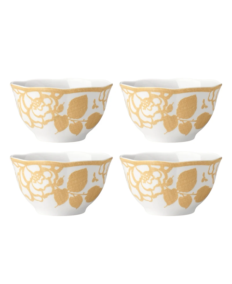 Lenox Butterfly Meadow Cottage Rice Bowls, Set of 4