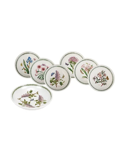 Portmeirion Botanic Garden Pasta Bowl Set, 7 Pieces