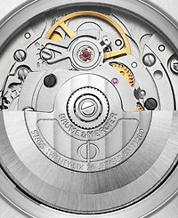 Baume & Mercier Men's Swiss Automatic Riviera Dark Gray Rubber Strap Watch 42mm