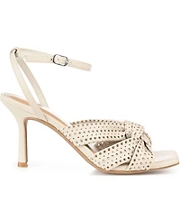Journee Collection Women's Naommi Perforated Sandals