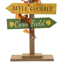 Glitzhome Fall Pumpkin Patch Porch Sign, 42.50"