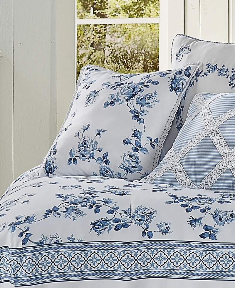 Royal Court Rialto Chelsea Floral Decorative Pillow, 16" x 16"