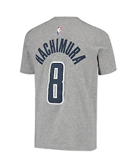 Big Boys Nike Rui Hachimura Heather Gray Washington Wizards 2020 City Edition Name and Number T-shirt