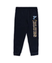 Men's Concepts Sport Navy St. Louis Blues Big and Tall Pullover Hoodie Joggers Sleep Set