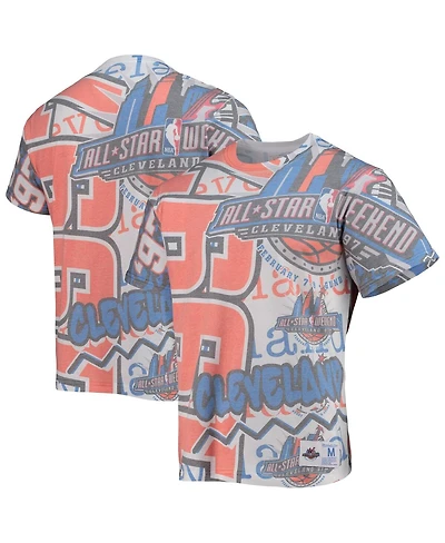 Men's Mitchell & Ness White 1997 Nba All-Star Game Hardwood Classics Jumbotron T-shirt