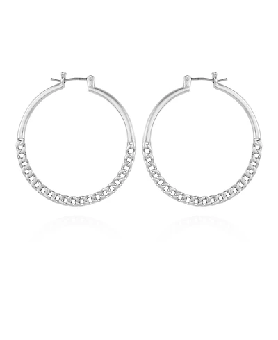 Vince Camuto Chain Link Hoop Earrings
