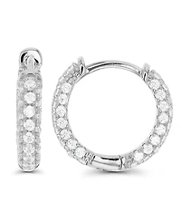 Hoop Earrings in 14K Gold Plated or Sterling Silver