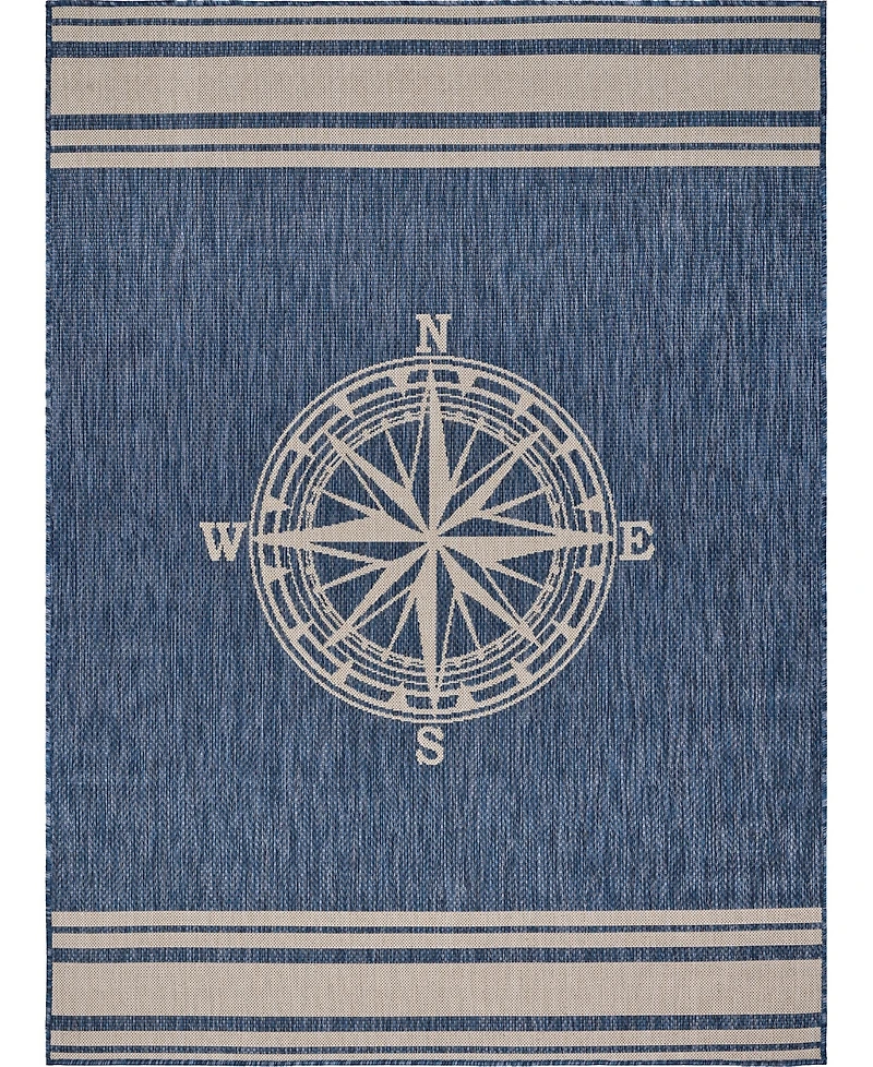 Lr Home Shoreline Srl- 5'3" x 7' Outdoor Area Rug