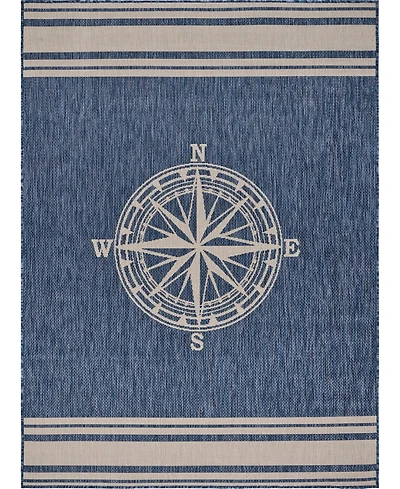 Lr Home Shoreline Srl- 5'3" x 7' Outdoor Area Rug
