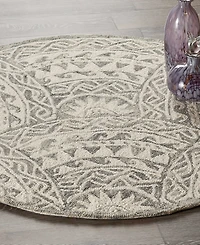 Lr Home Radiance Rdc-087 4' x 4' Round Area Rug