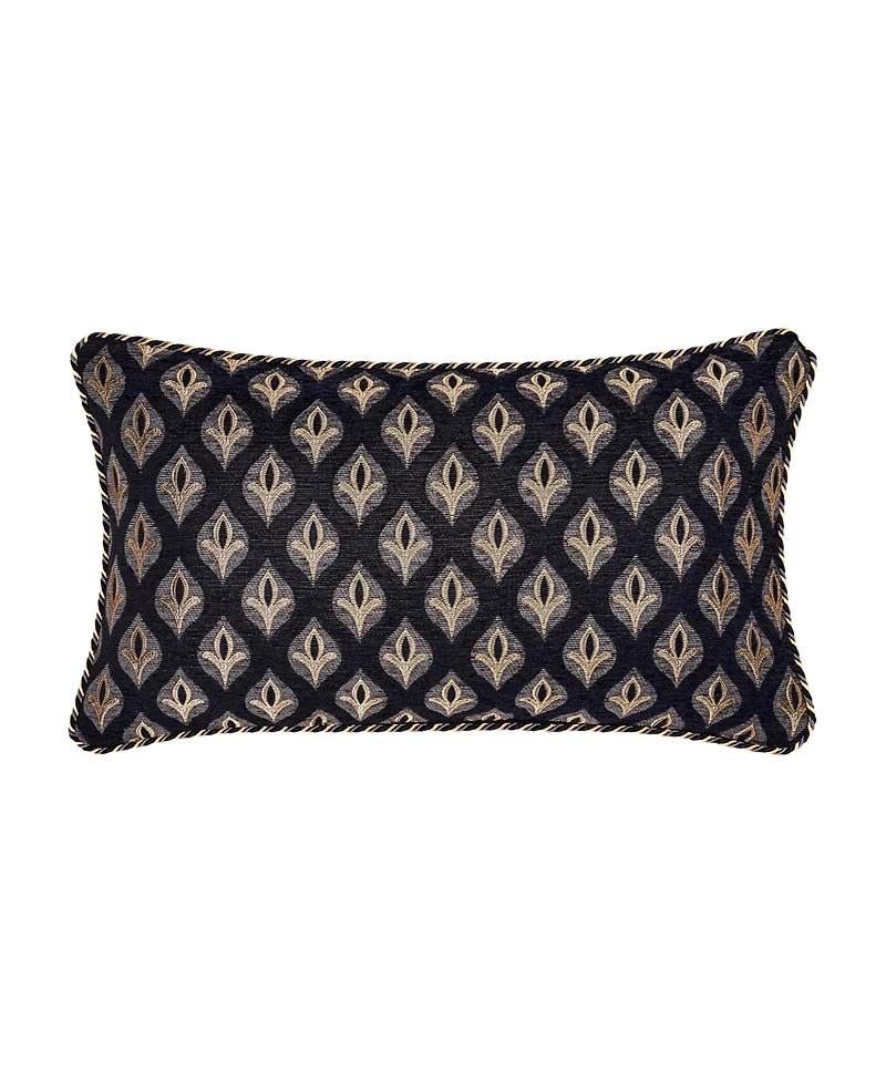 J Queen New York Savoy Boudoir Decorative Pillow, 14" x 24"