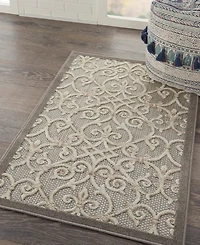 Nourison Home Aloha ALH21 2'8" x 4' Outdoor Area Rug