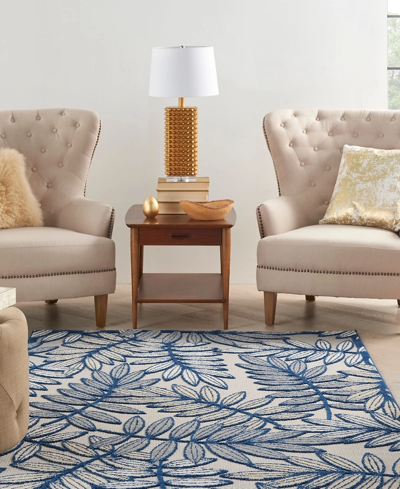 Nourison Home Aloha ALH18 5'3" x 7'5" Outdoor Area Rug