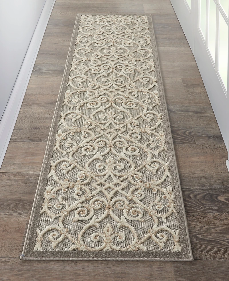 Nourison Home Aloha ALH21 2'3" x 10' Runner Rug