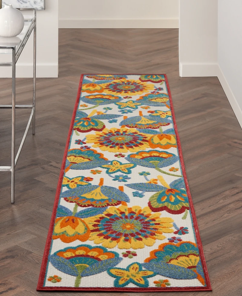 Nourison Home Aloha ALH25 2'3" x 10' Runner Rug
