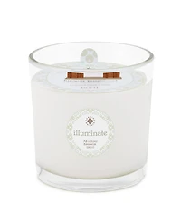 Seeking Balance 2 Wick Illuminate Juniper Rosewood Spa Jar Candle, 12 oz
