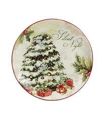 Certified International Silent Night 4 Piece Dessert Plate Set