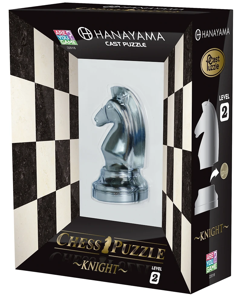 Areyougame Hanayama Level 2 Cast Chess Puzzle - Knight