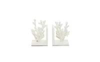 Metal Farmhouse Bookends, Set of 2