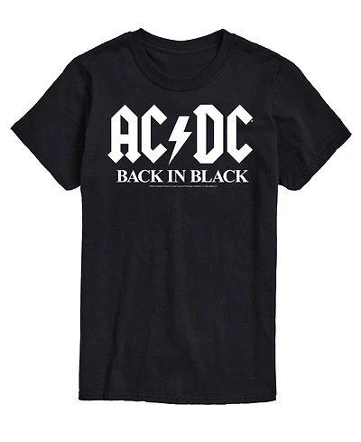 Men's Acdc Back Black T-shirt