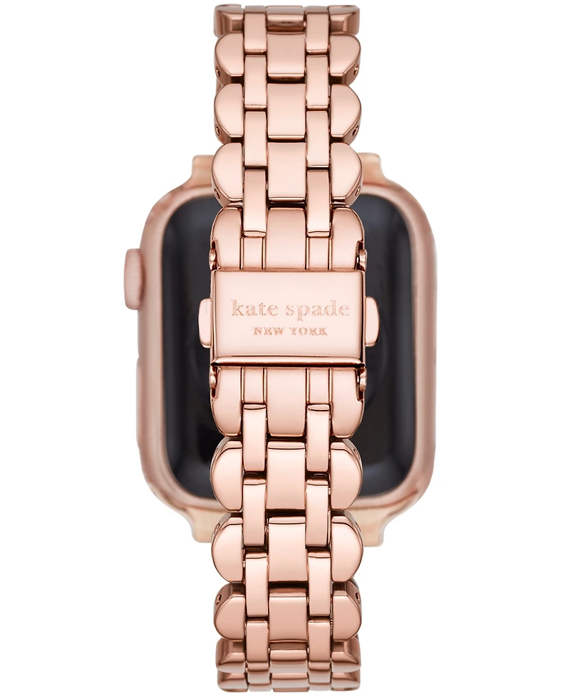 kate spade new york Rose Gold-Tone Stainless Steel Scallop Bracelet Band for Apple Watch, 38mm, 40mm, 41mm